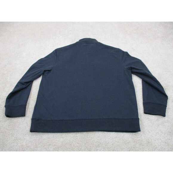 UNTUCKit Men's Dark Blue Zip Up Sweater - Picture 6 of 10